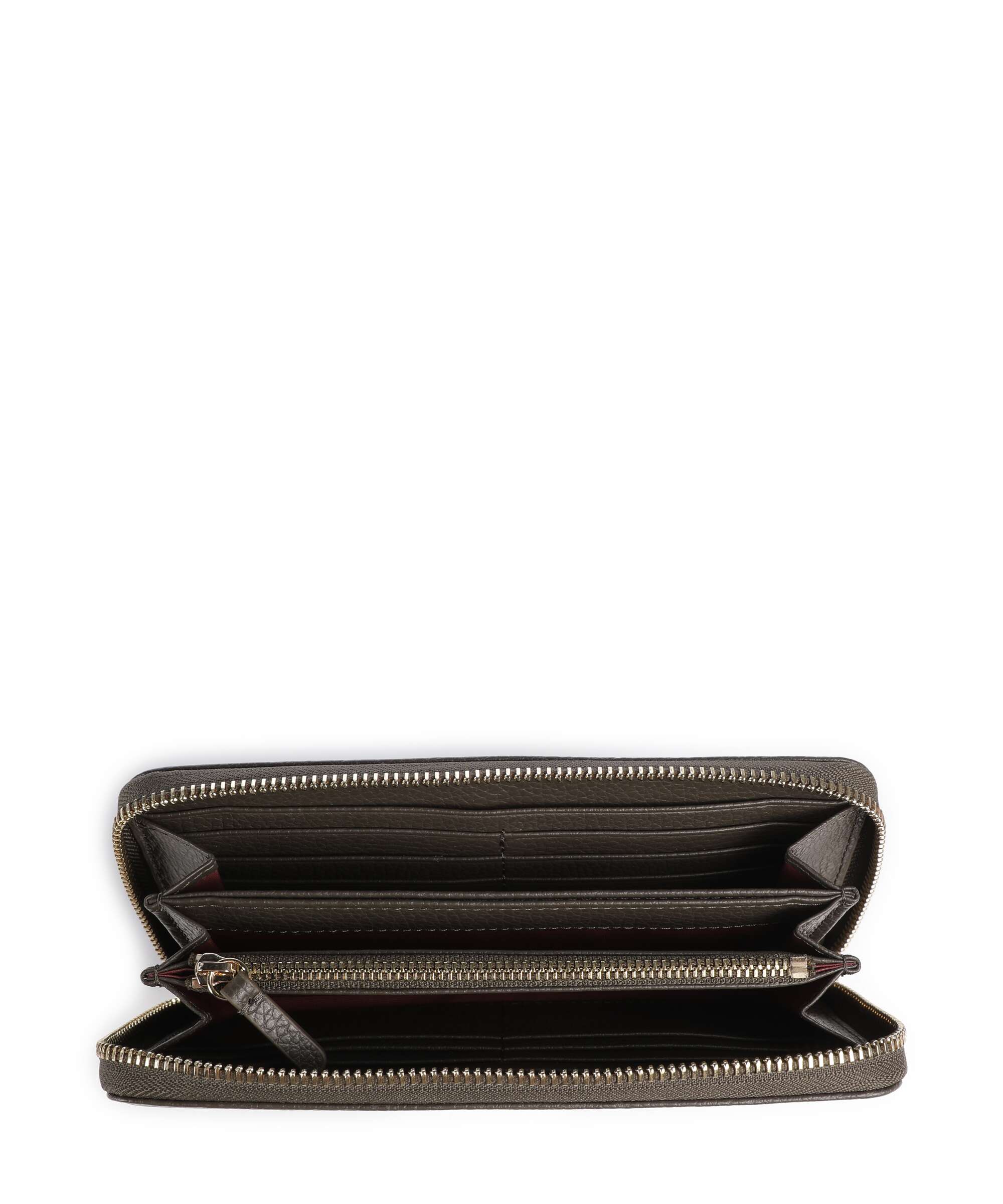 Coccinelle Metallic Soft Wallet fango