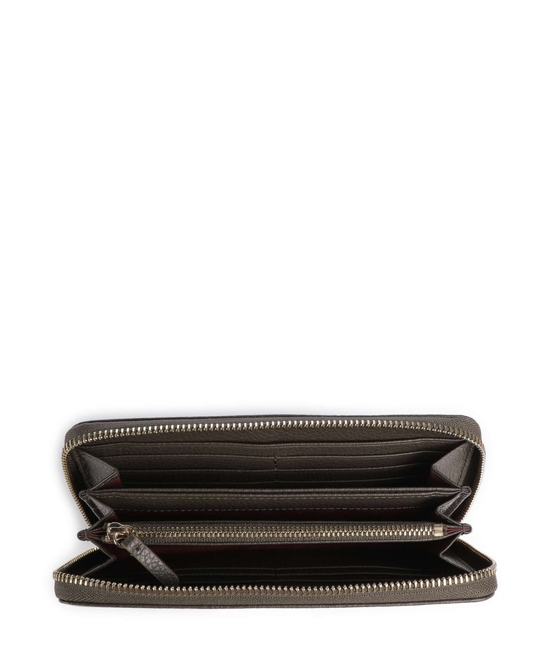 Coccinelle Metallic Soft Wallet fango