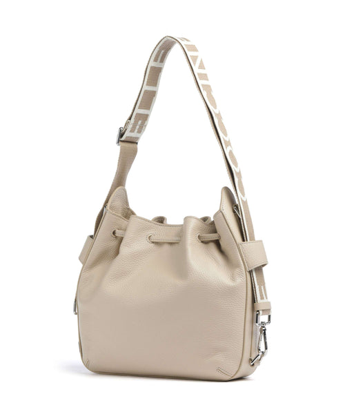 Coccinelle Gretel Ribbon Bucket bag sandshell
