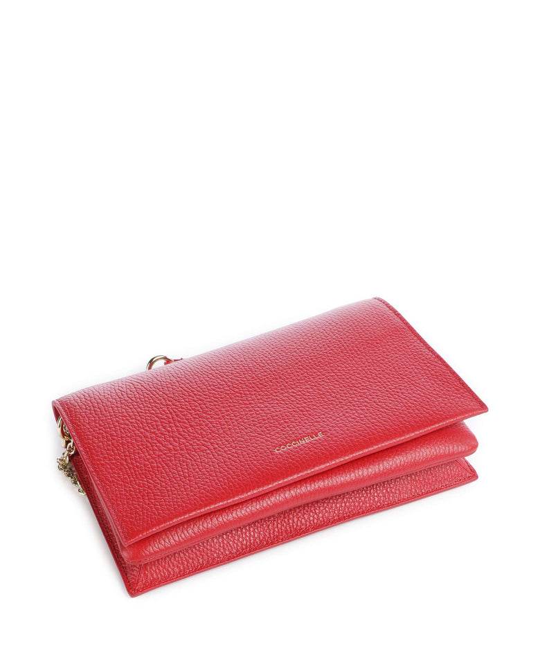 Coccinelle Dandy Crossbody bag scarlet