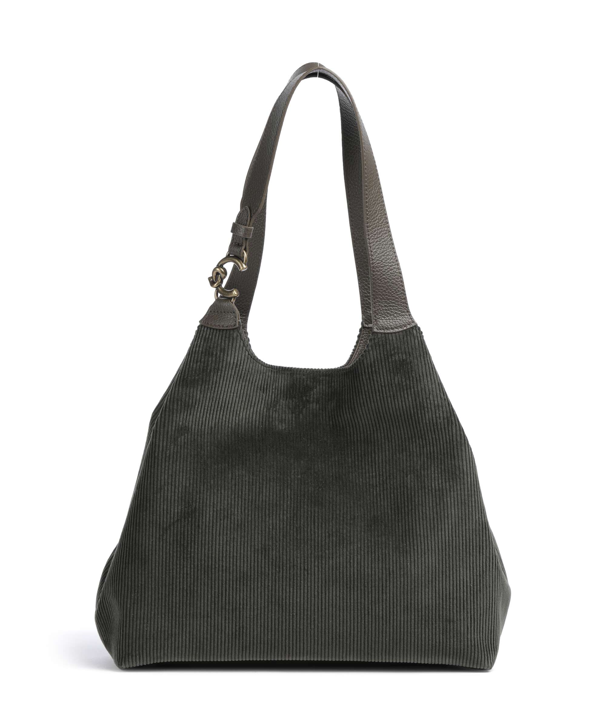 Coccinelle C-Easy Corduroy Tote bag fango