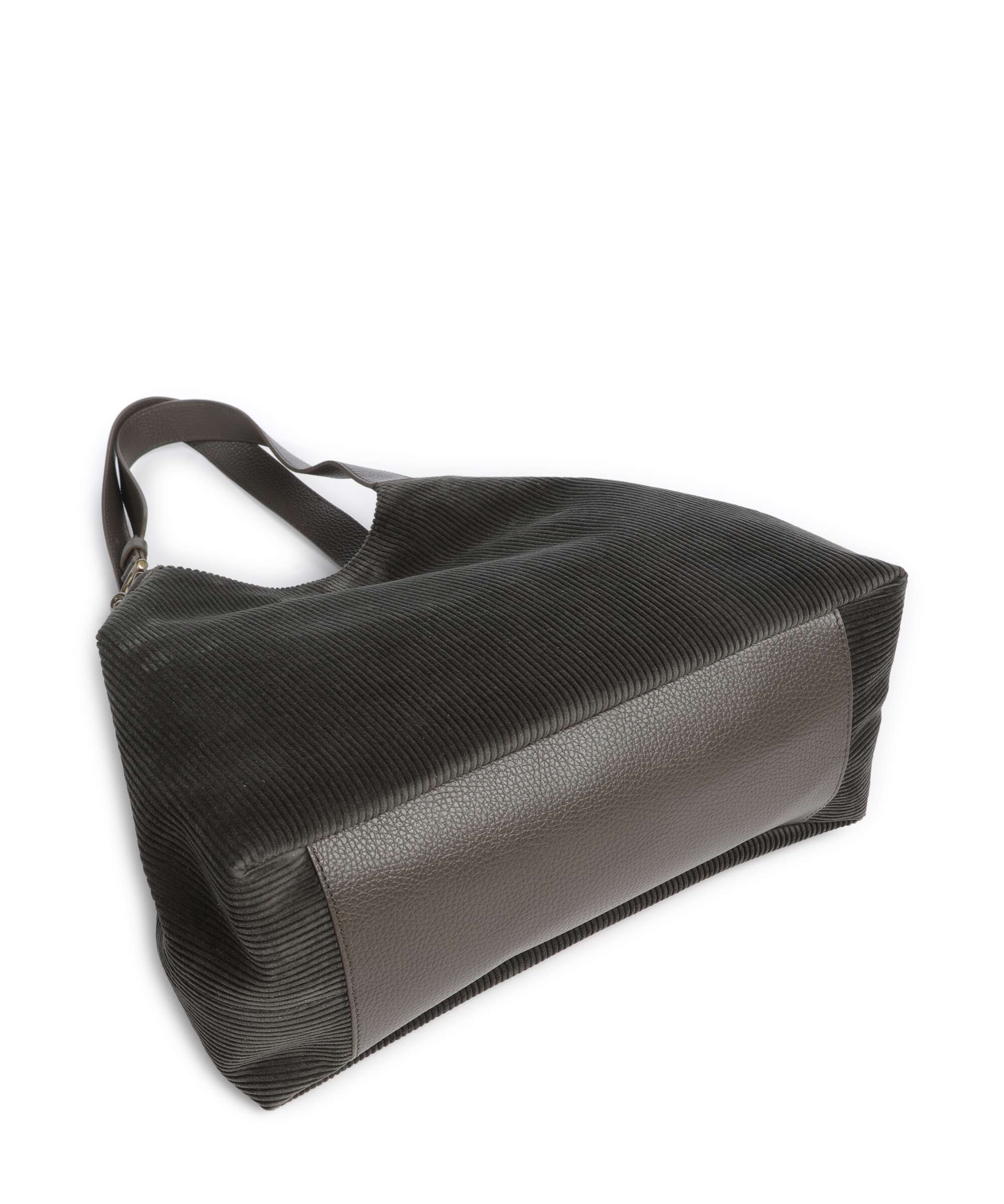 Coccinelle C-Easy Corduroy Tote bag fango
