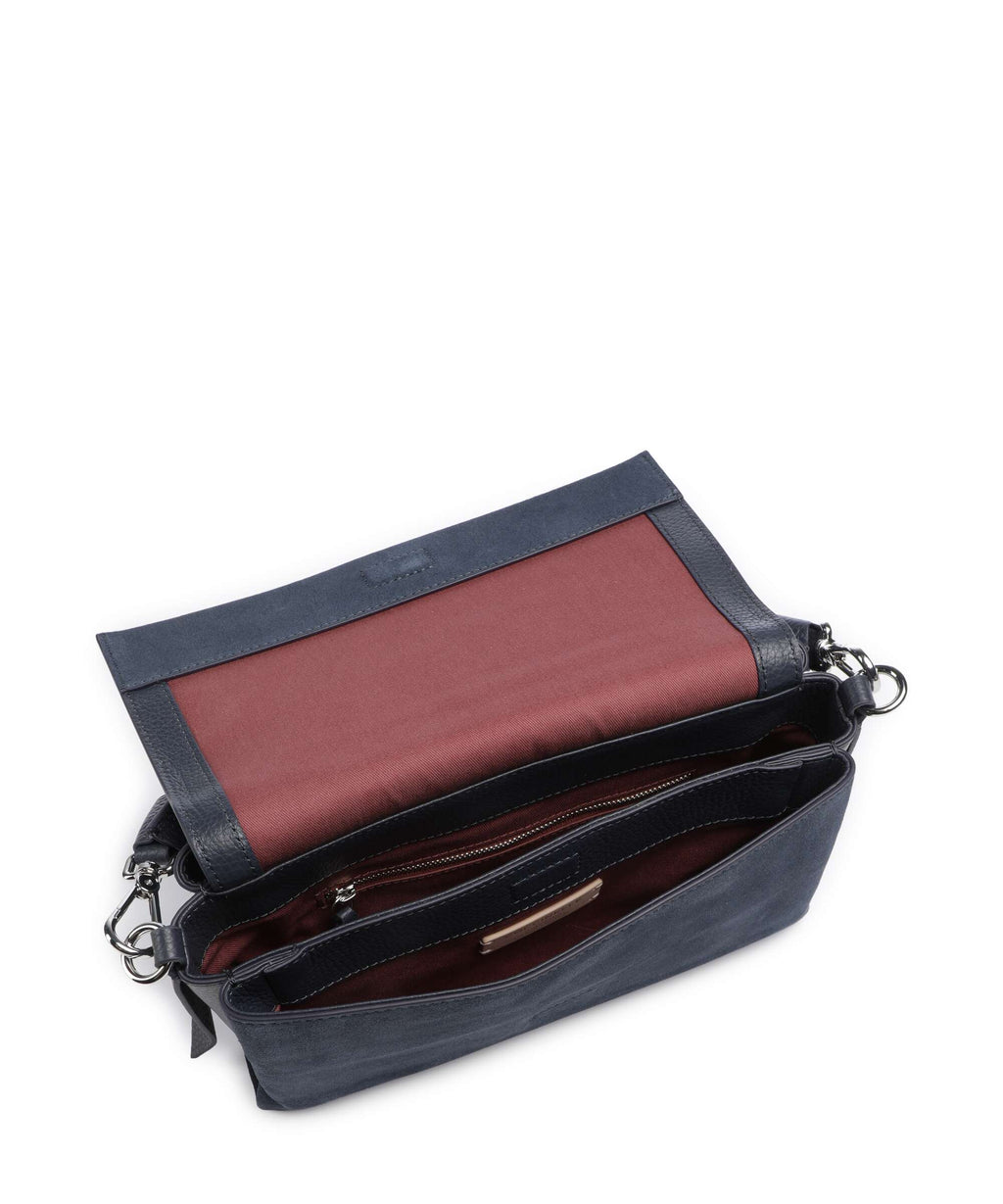 Coccinelle Boheme Suede Shoulder bag midnight blue