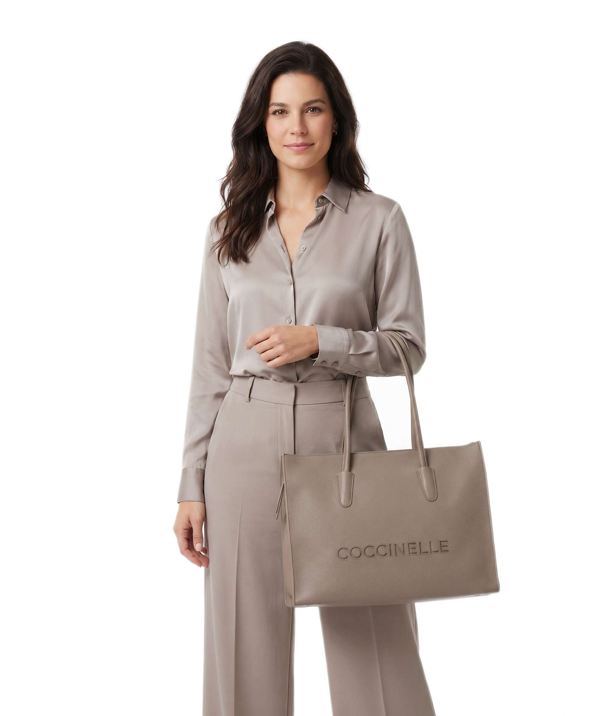 Coccinelle Myrtha Tote bag warm taupe