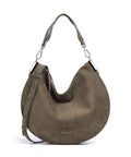 Coccinelle Sunup Suede Shoulder bag fango