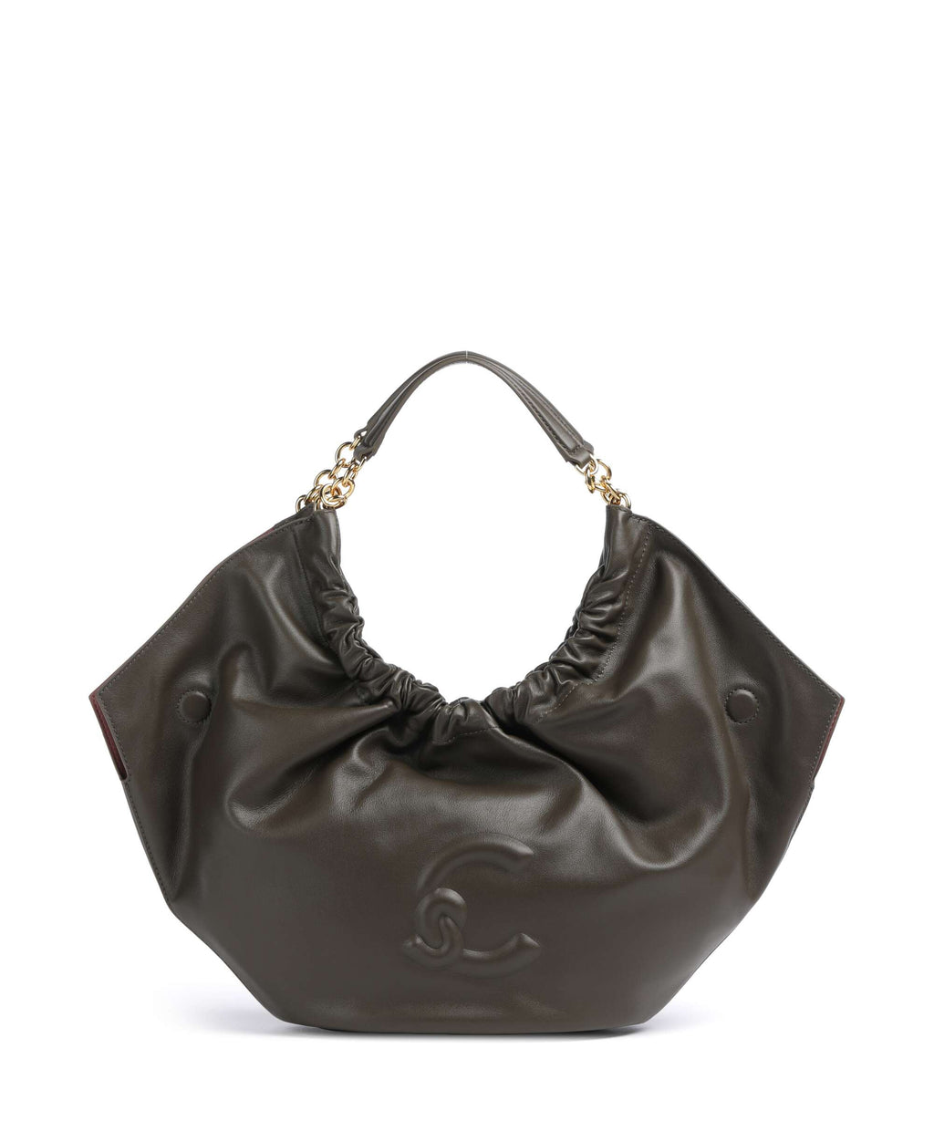 Coccinelle Smash Hobo bag fango