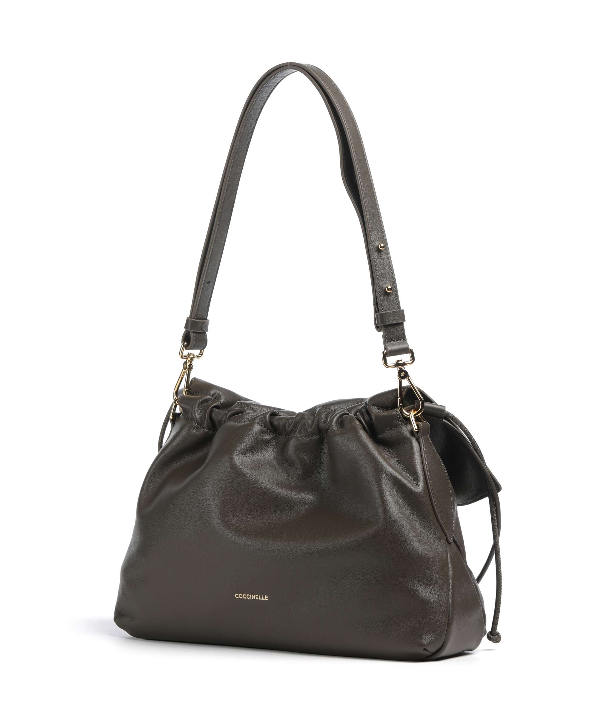 Coccinelle Lidia Hobo bag fango