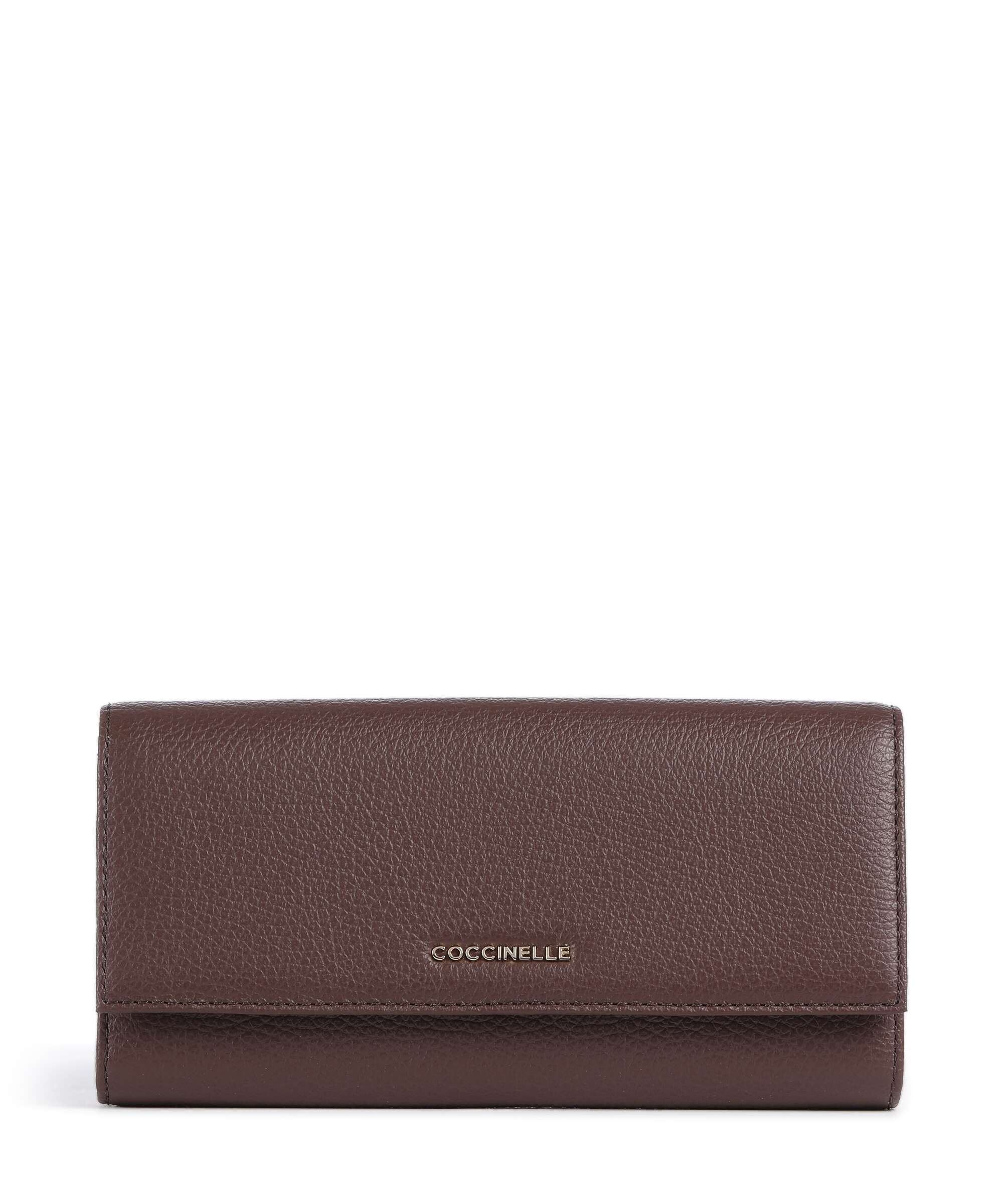 Coccinelle Metallic Soft Wallet berry
