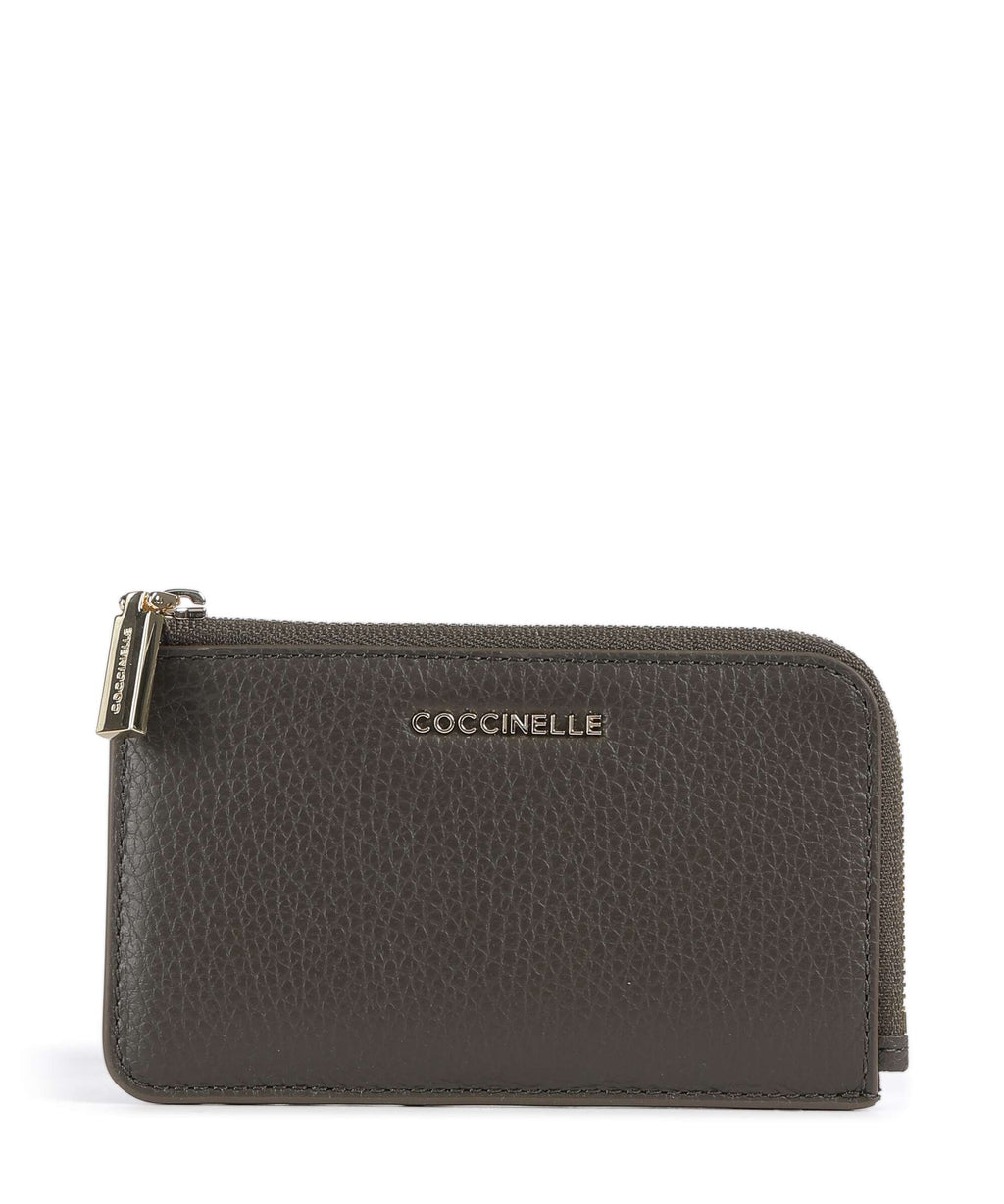 Coccinelle Metallic Soft Credit card holder fango