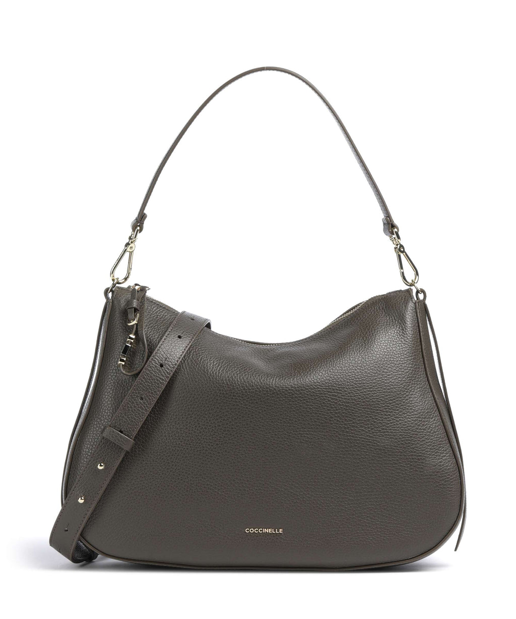 Coccinelle Nory Hobo bag fango