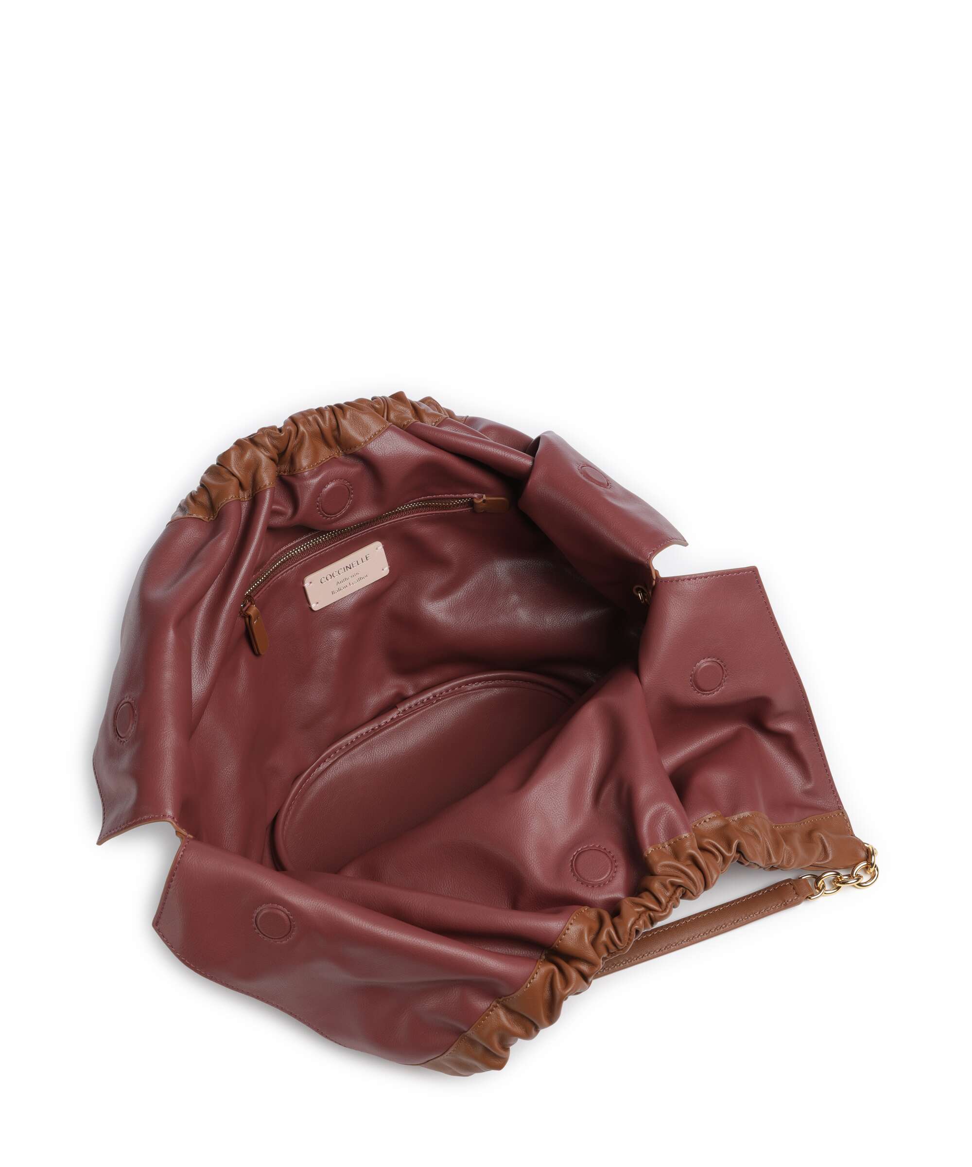 Coccinelle Smash Hobo bag cognac