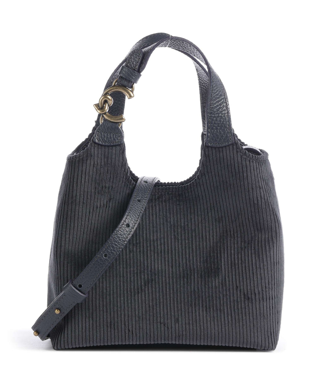 Coccinelle C-Easy Corduroy Handbag midnight blue
