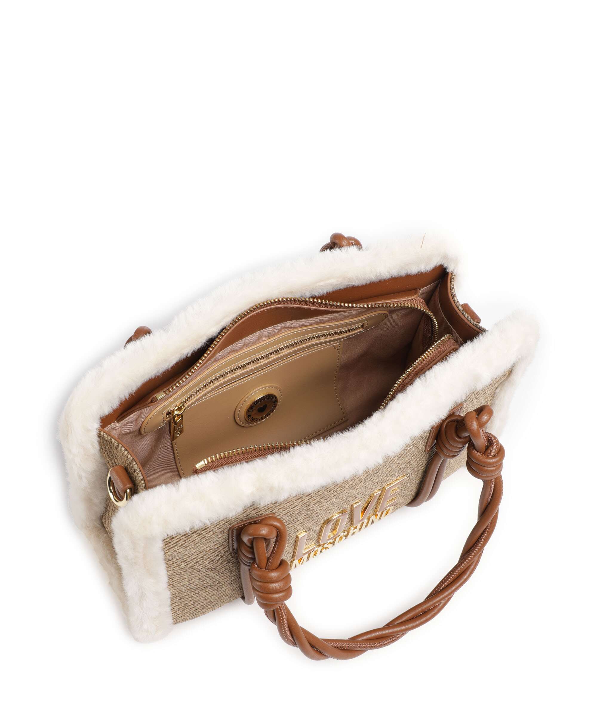 Love Moschino Wintery Handbag hide/natural