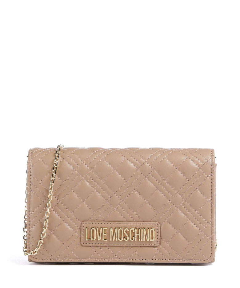 Love Moschino Smart Daily Crossbody bag beige