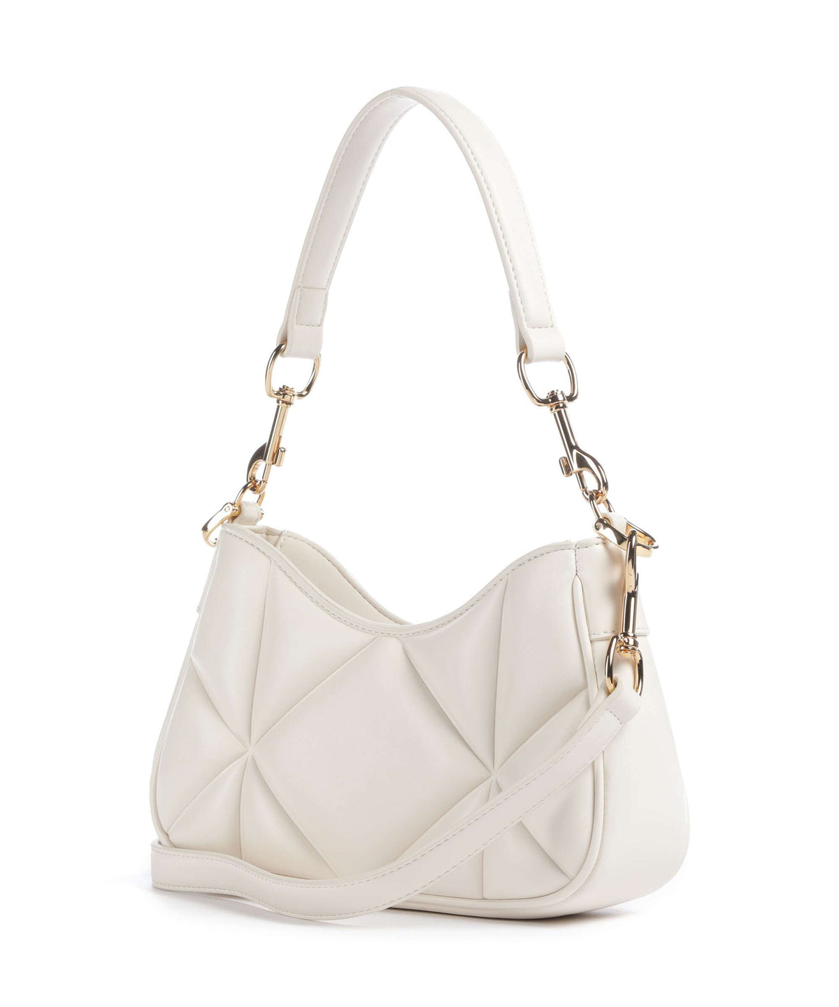 Love Moschino Embossed Q Shoulder bag ivory