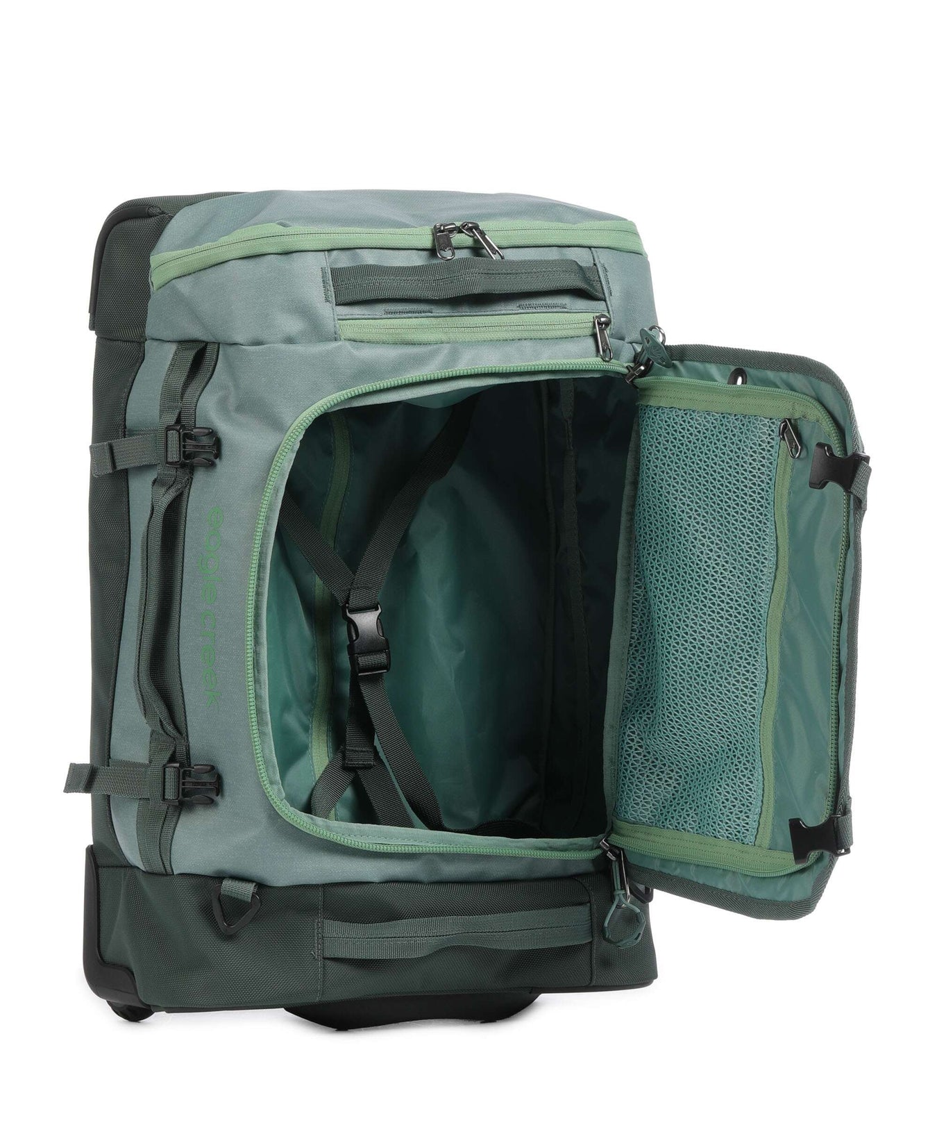 Eagle Creek Cargo Hauler XT International Carry On Backpack with wheels duck green