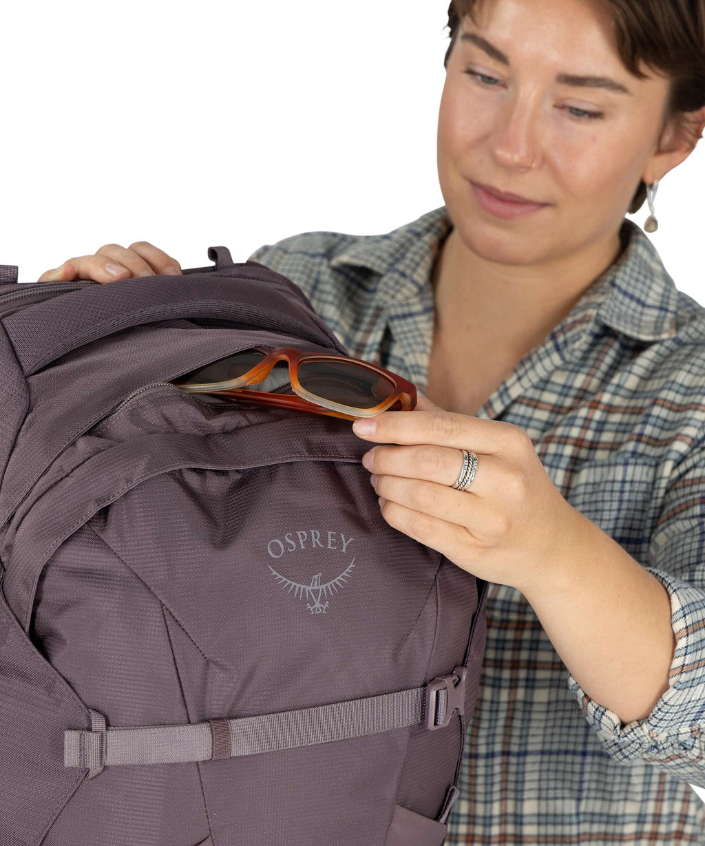 Osprey Fairview 40 Travel backpack graphite purple