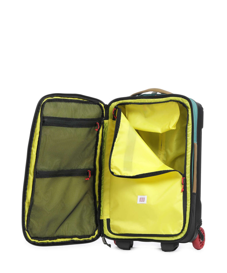 Topo Designs Global Backpack with wheels caribbean/dark khaki