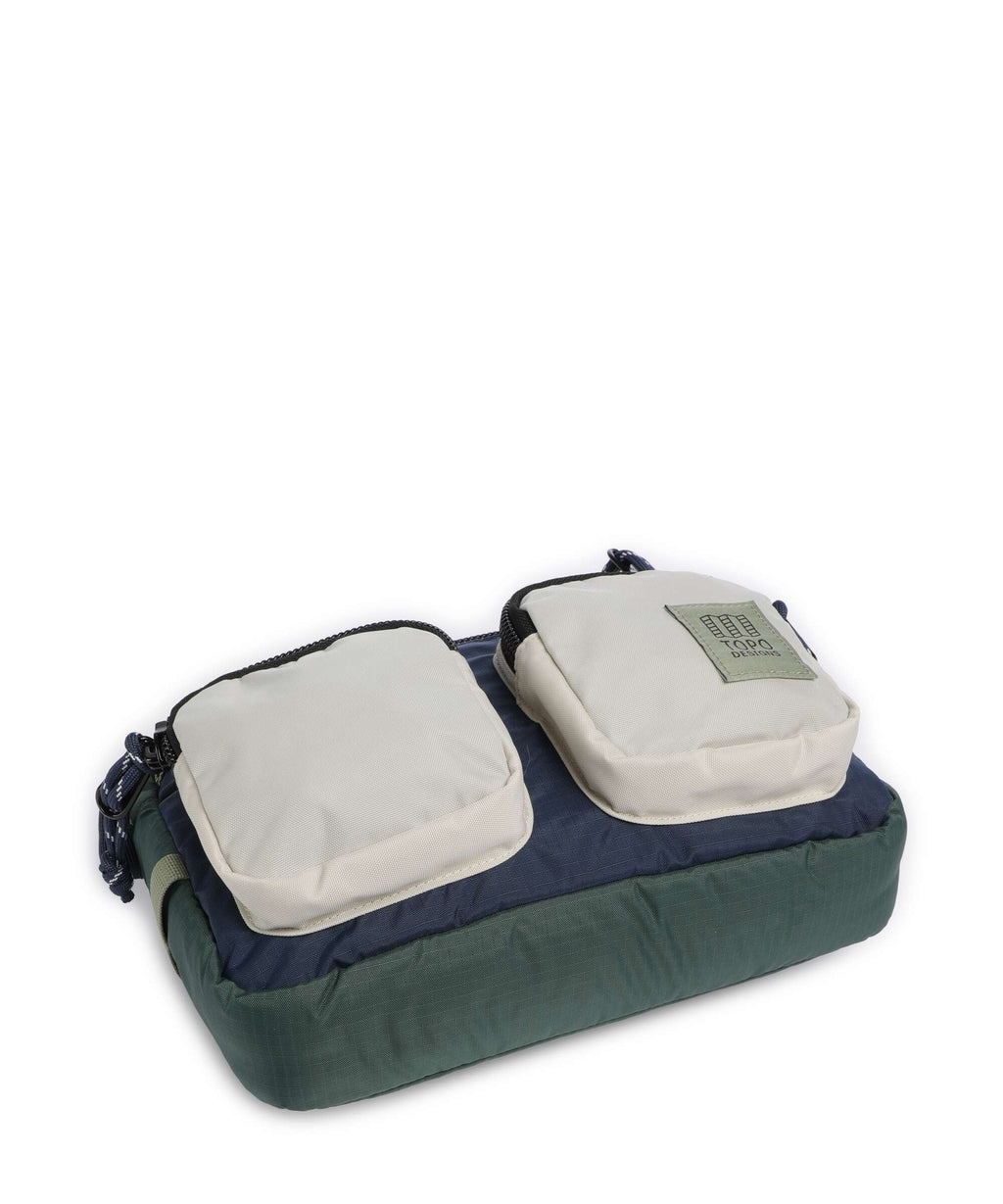 Topo Designs Block Crossbody bag forest/bone white