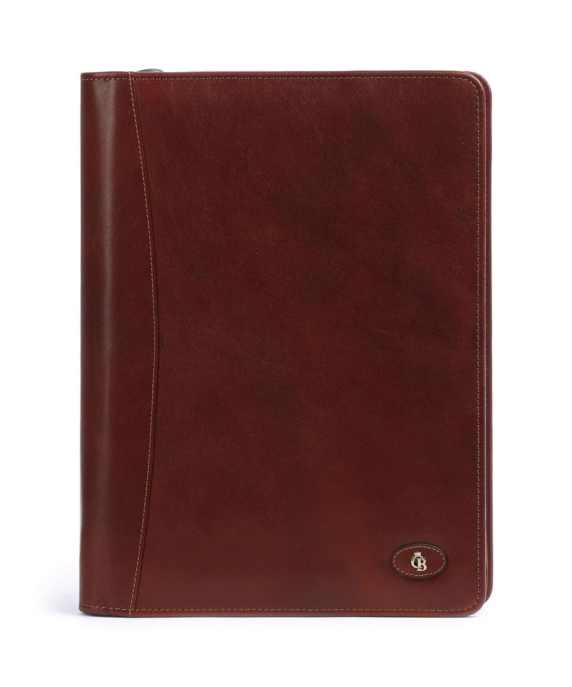 Castelijn & Beerens Gaucho A4 Rits Portfolio cognac