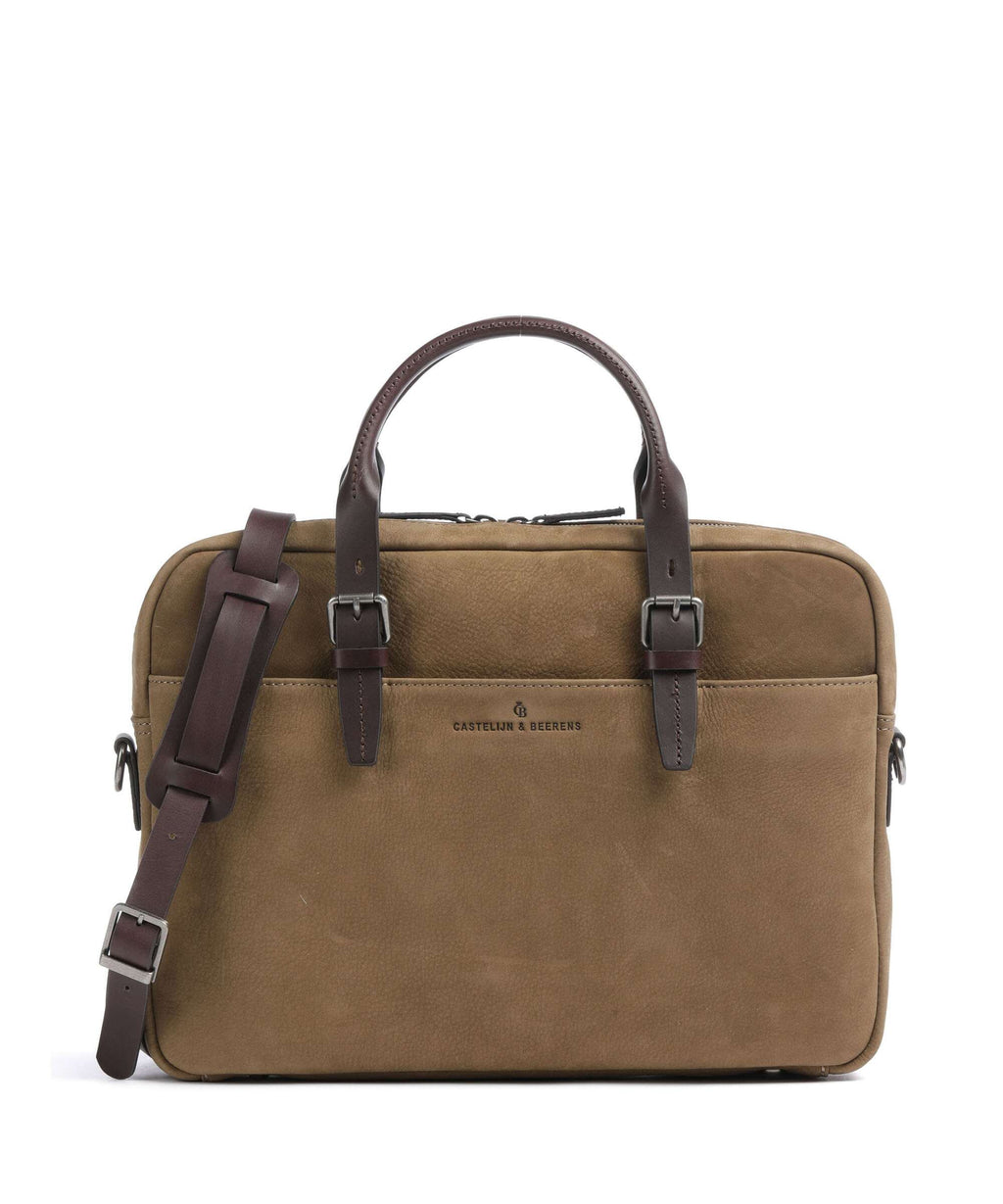 Castelijn & Beerens Veneto RFID Briefcase taupe