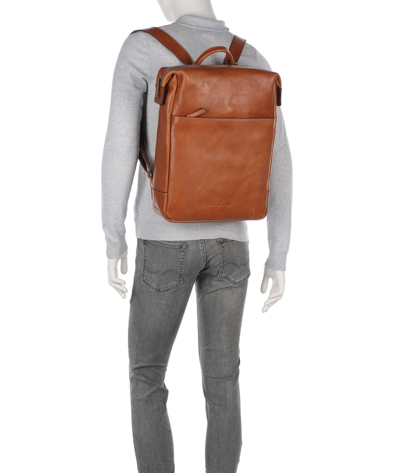 Castelijn & Beerens Heritage Laptop backpack light brown