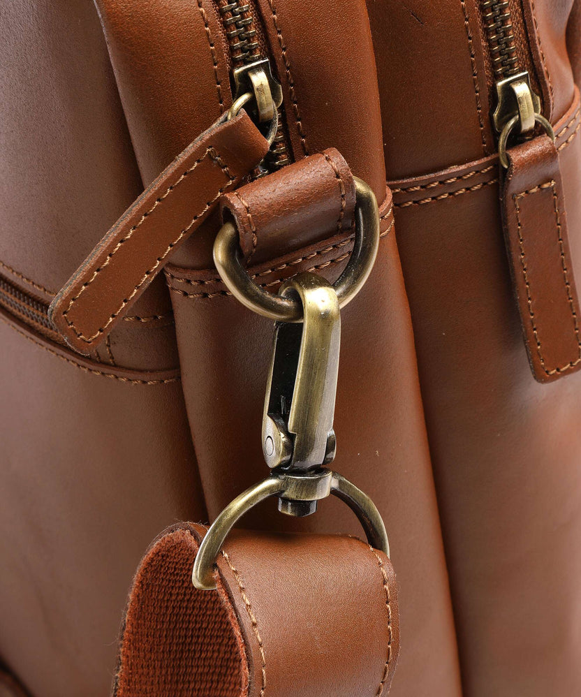 Burkely Vintage Jesse Briefcase cognac