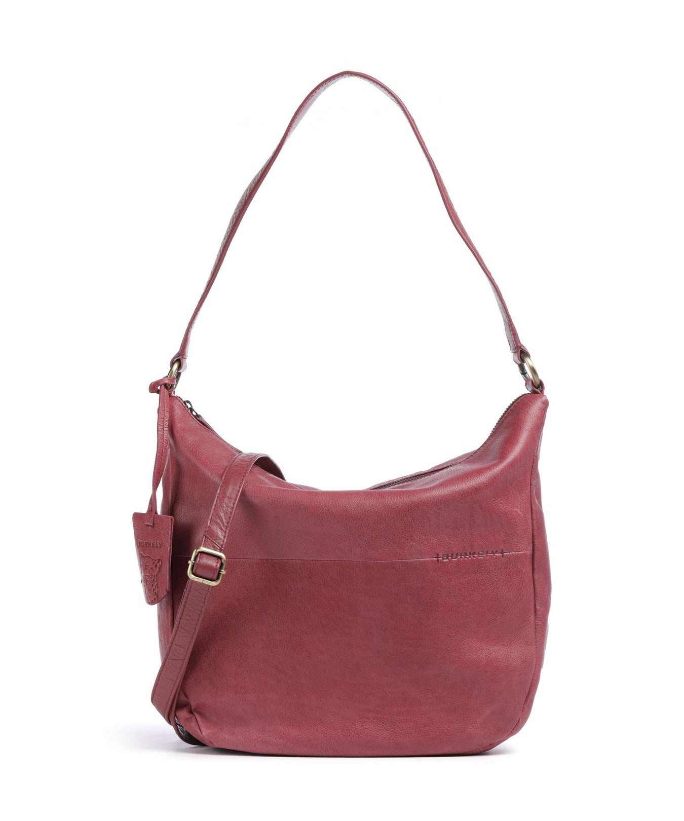 Burkely Natural Norah Hobo bag poppy pink