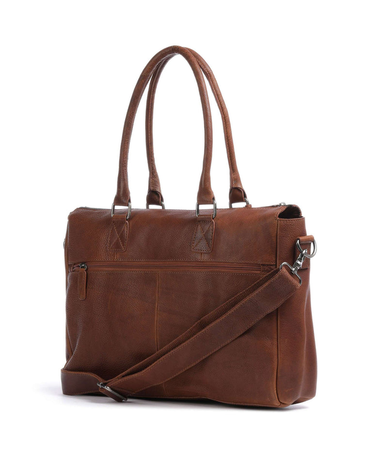Burkely Antique Avery Briefcase cognac