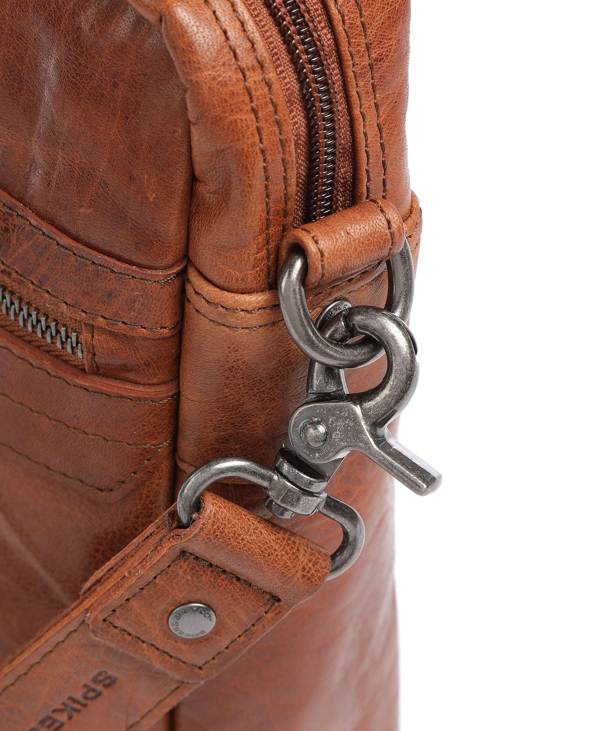 Spikes & Sparrow Bronco Briefcase brandy