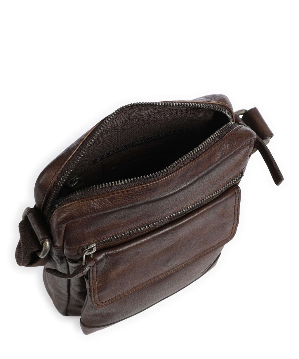 Spikes & Sparrow Apache Crossbody bag dunkelbraun