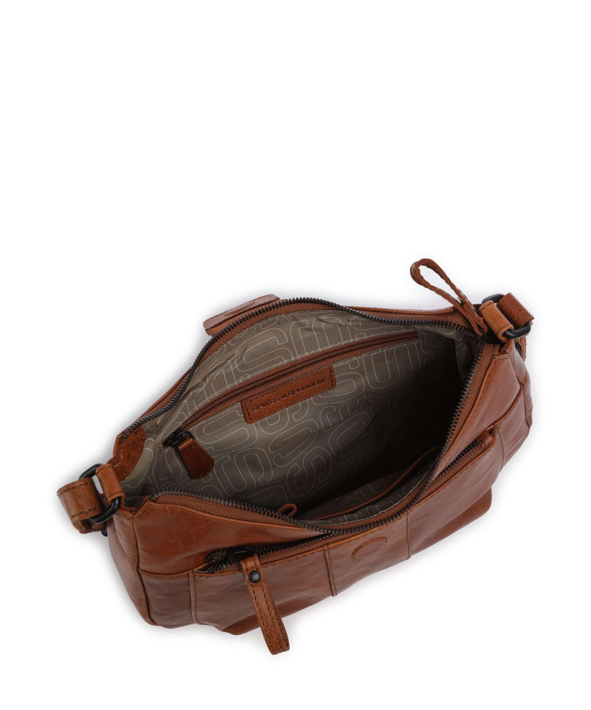 Spikes & Sparrow Bronco Carlia Crossbody bag brandy