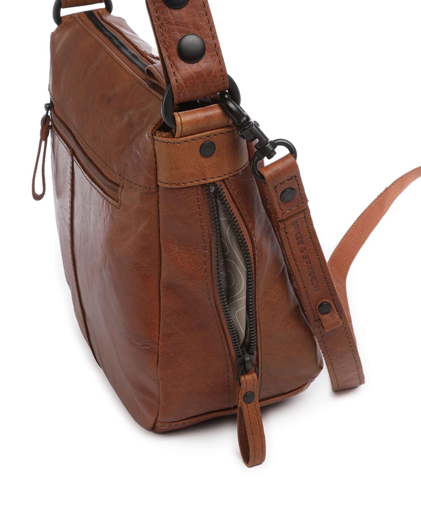 Spikes & Sparrow Bronco Carmen Shoulder bag brandy