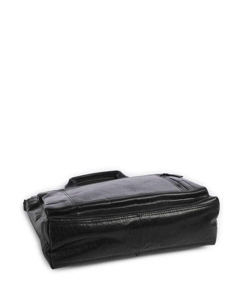 Spikes & Sparrow Bronco Bennie Briefcase schwarz