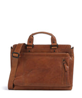Spikes & Sparrow Bronco Bennie Briefcase brandy