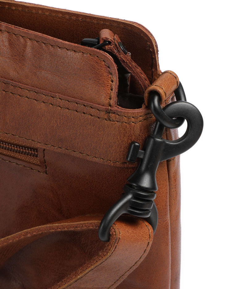 Spikes & Sparrow Bronco Bennie Briefcase brandy