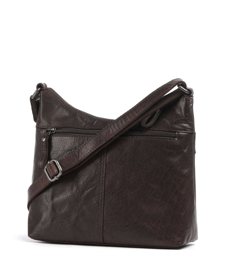Spikes & Sparrow Bronco Elien Crossbody bag dunkelbraun