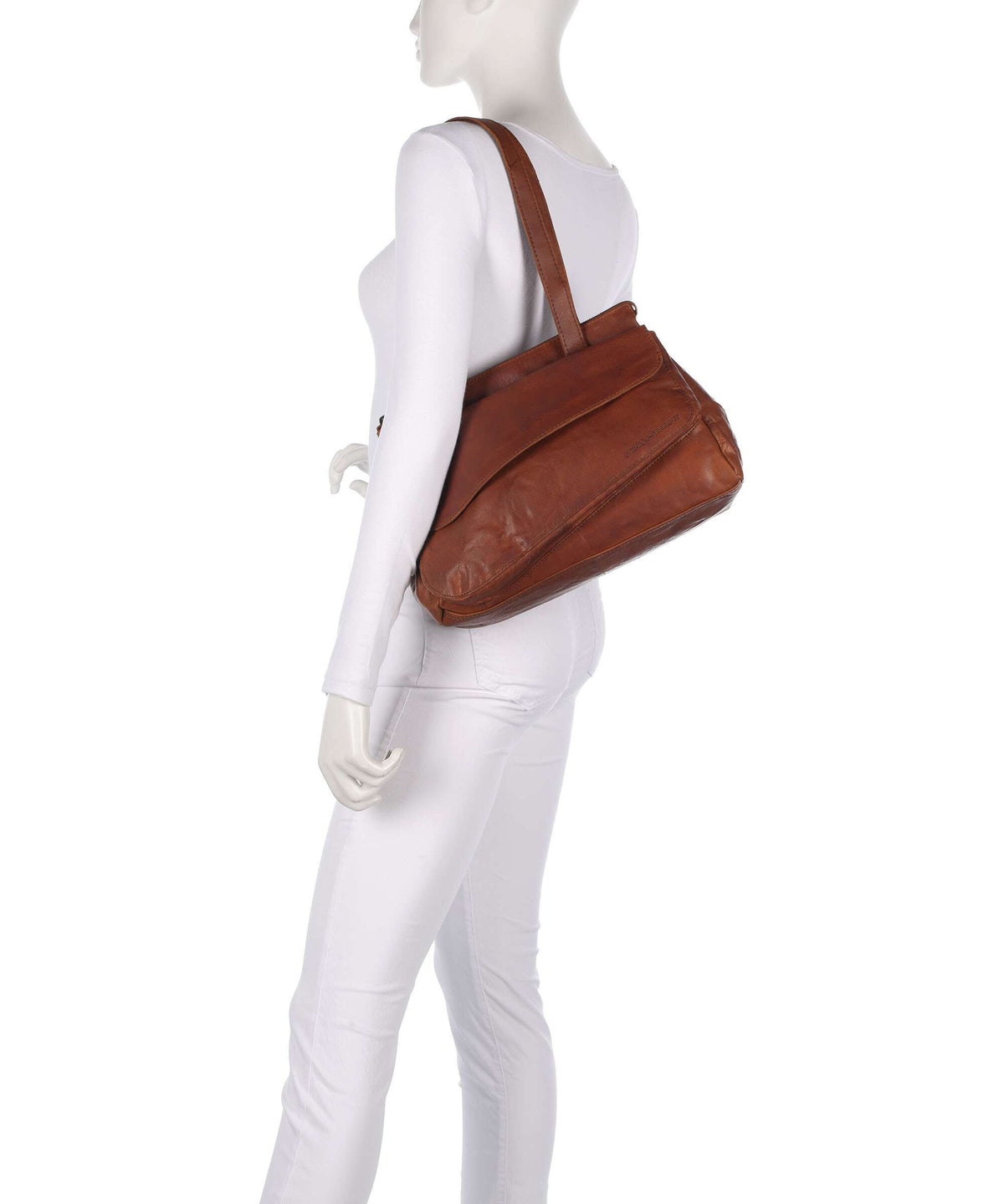 Spikes & Sparrow Bronco Rivka Tote bag brandy