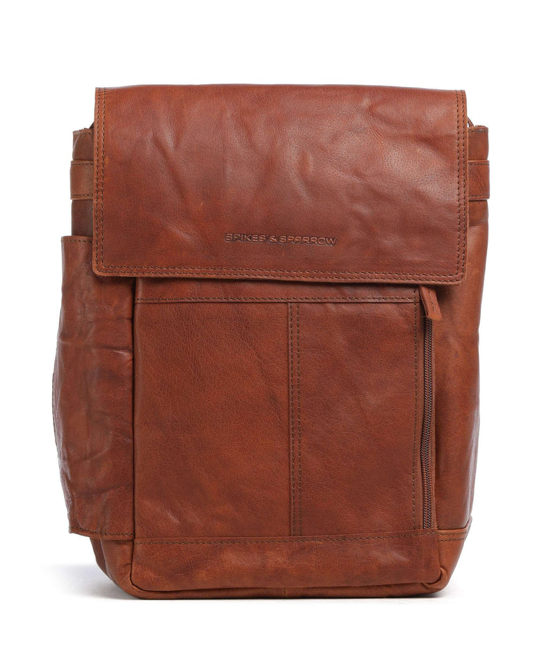 Spikes & Sparrow Bronco Winston Backpack brandy