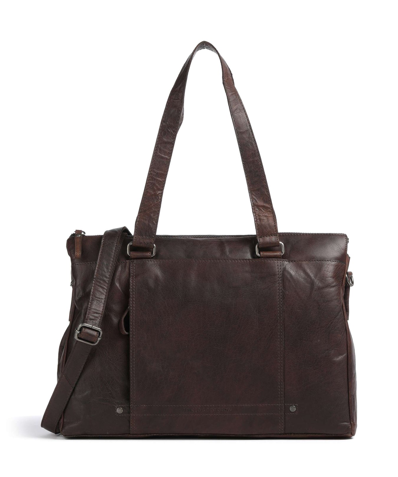 Spikes & Sparrow Bronco Maureen Briefcase dark brown