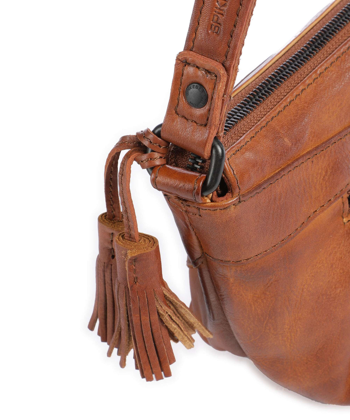 Spikes & Sparrow Apache Piperel Crossbody bag brandy