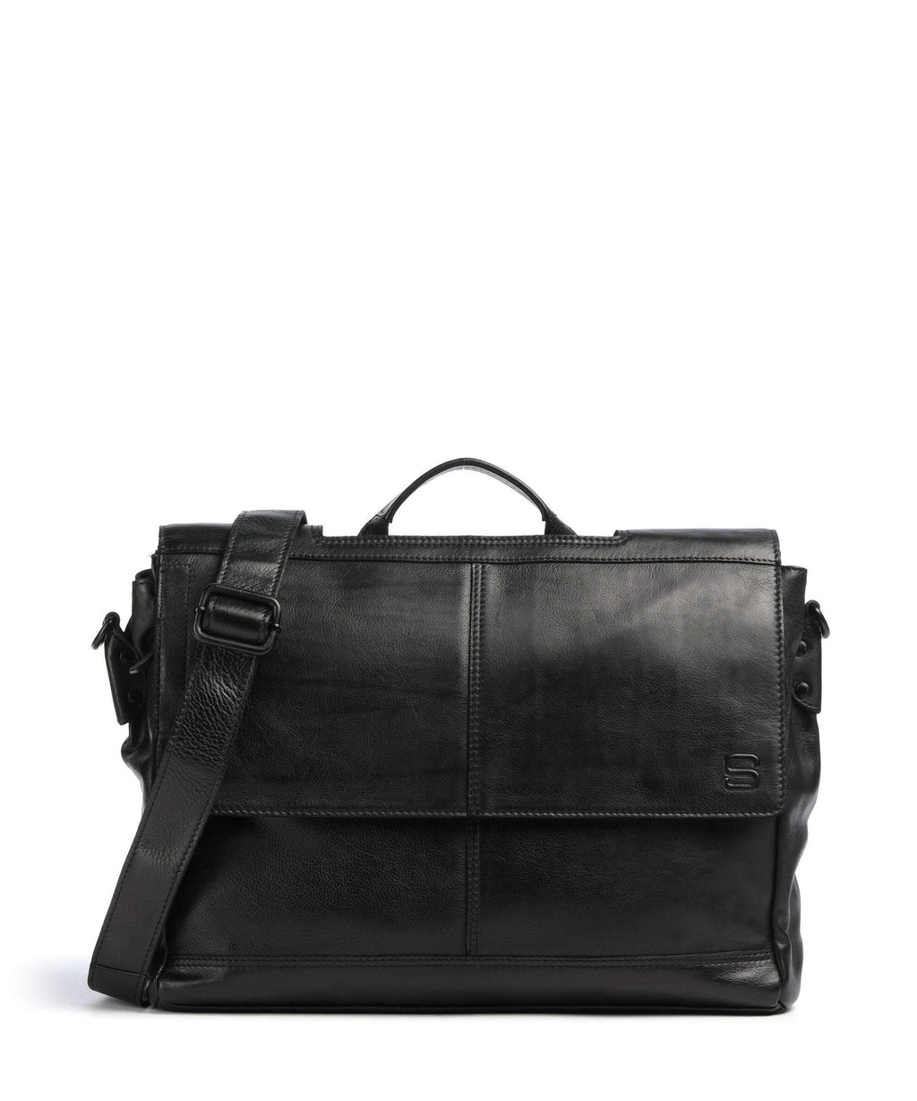 Spikes & Sparrow Apache Benzo Briefcase black
