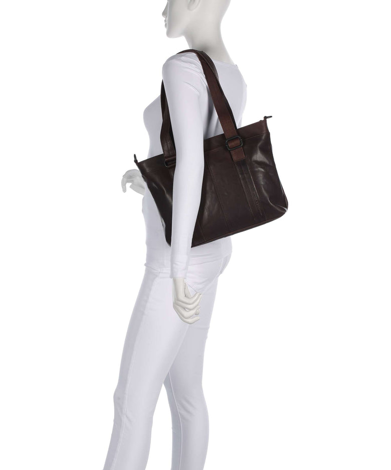 Spikes & Sparrow Bronco Alexis Tote bag dark brown