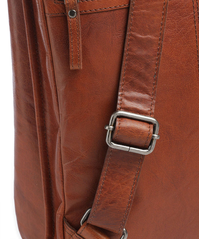 Spikes & Sparrow Bronco Marlotte Laptop backpack brandy