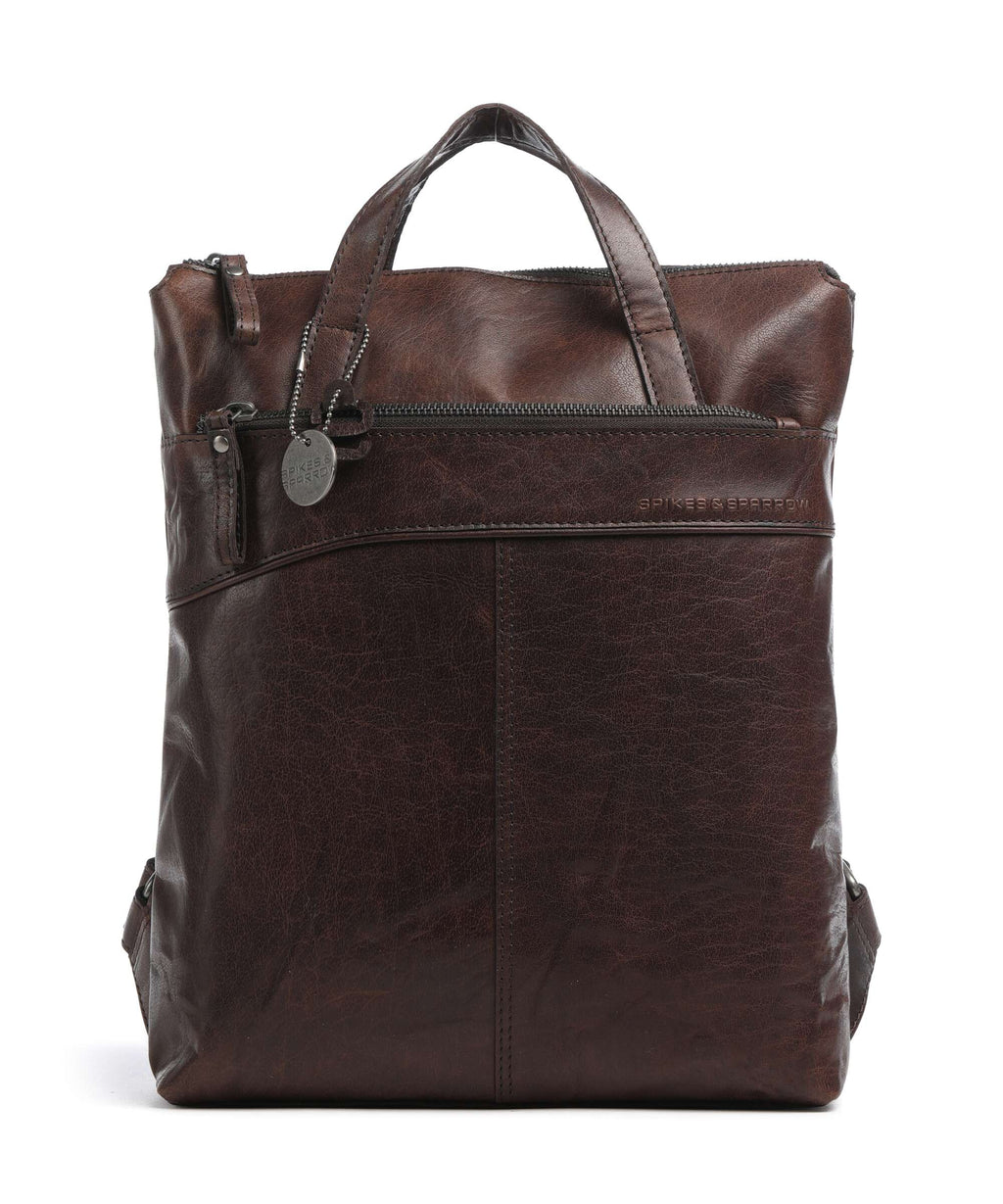 Spikes & Sparrow Bronco Claudia Backpack dark brown
