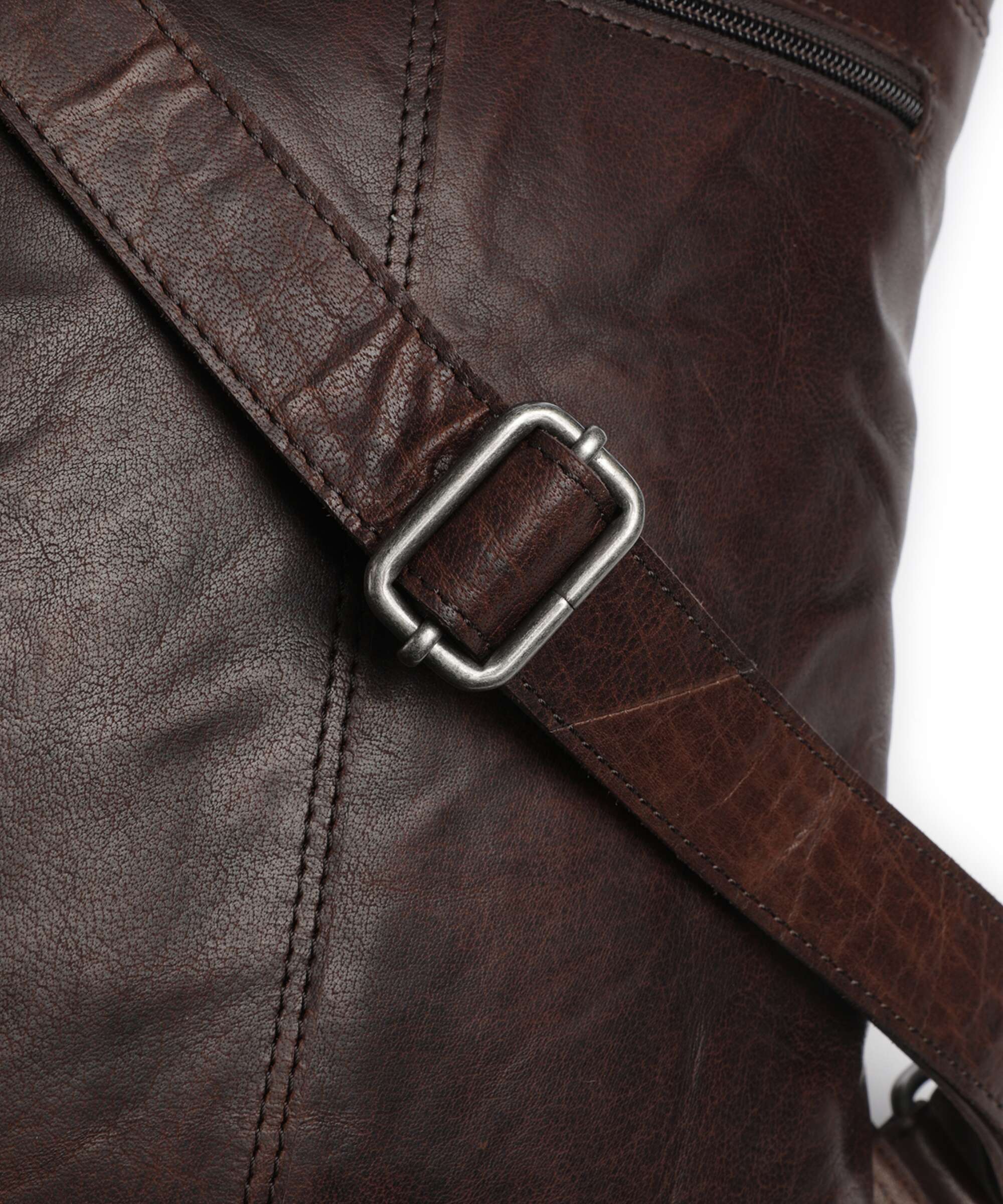 Spikes & Sparrow Bronco Claudia Backpack dark brown