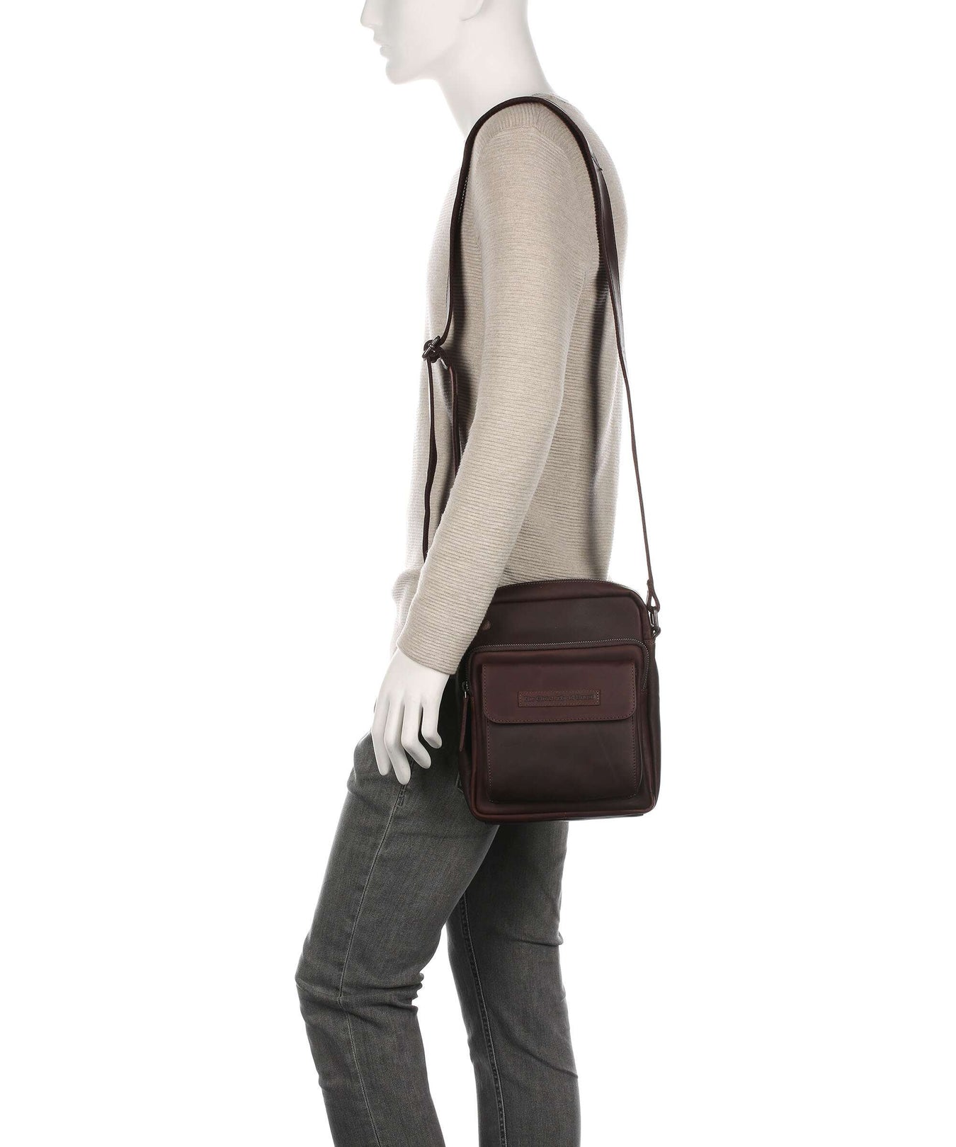 The Chesterfield Brand Bath Crossbody bag dunkelbraun