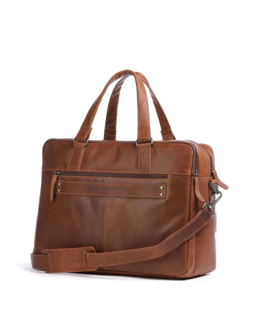 The Chesterfield Brand Misha Briefcase cognac