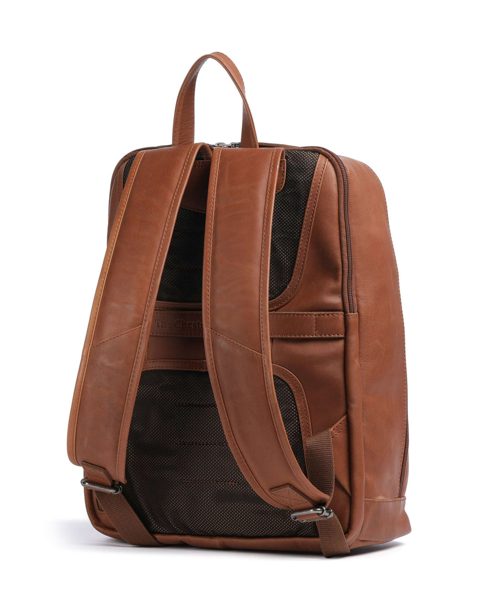The Chesterfield Brand Wax Pull Up Cow Detroit Backpack cognac