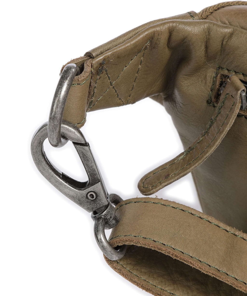 The Chesterfield Brand Washed Waxed Cow Severo Fanny pack olive green